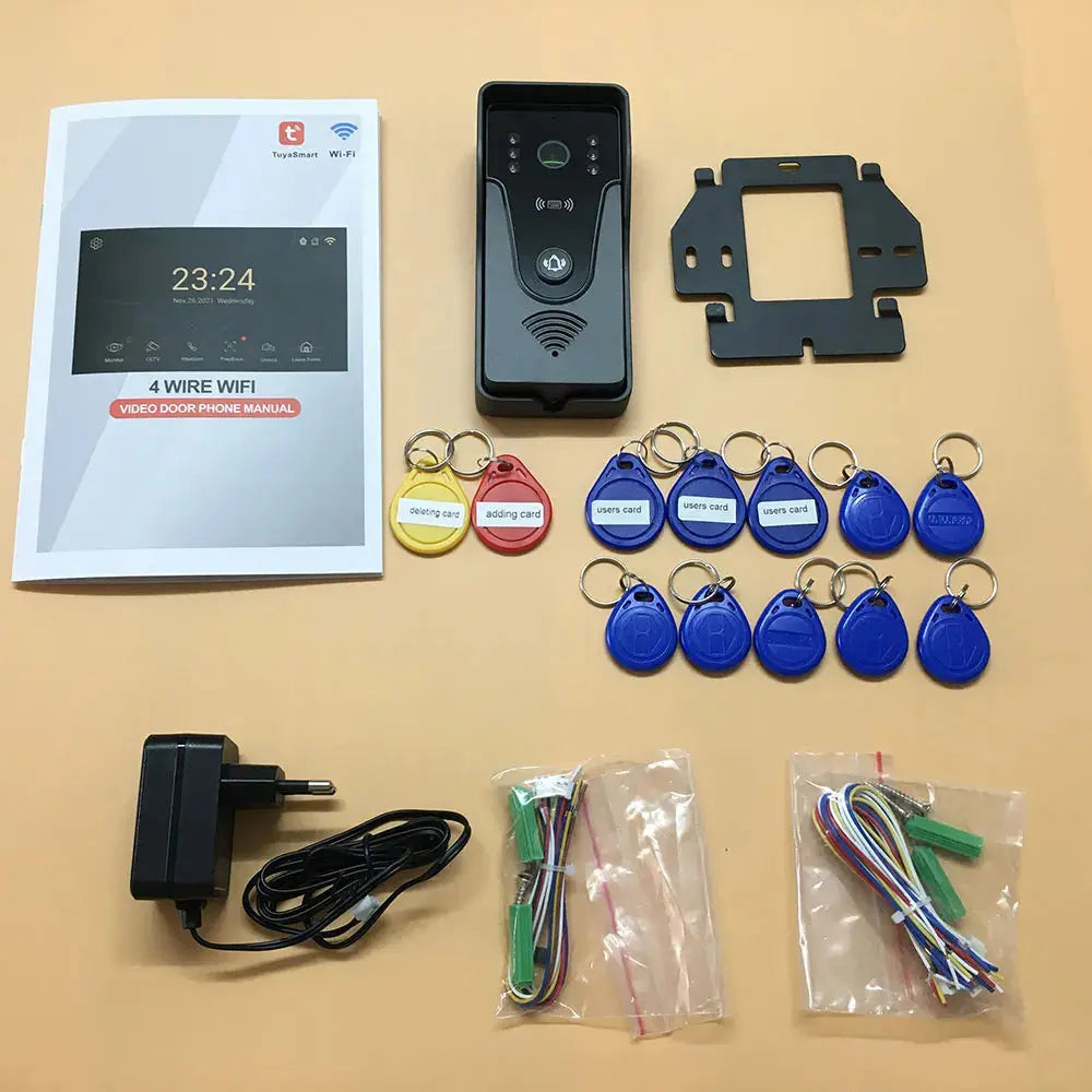 Wireless Smart Video Doorbell with Touch Screen-3