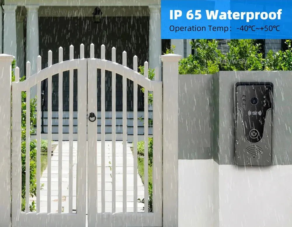 Wireless Smart Video Doorbell with Touch Screen-2