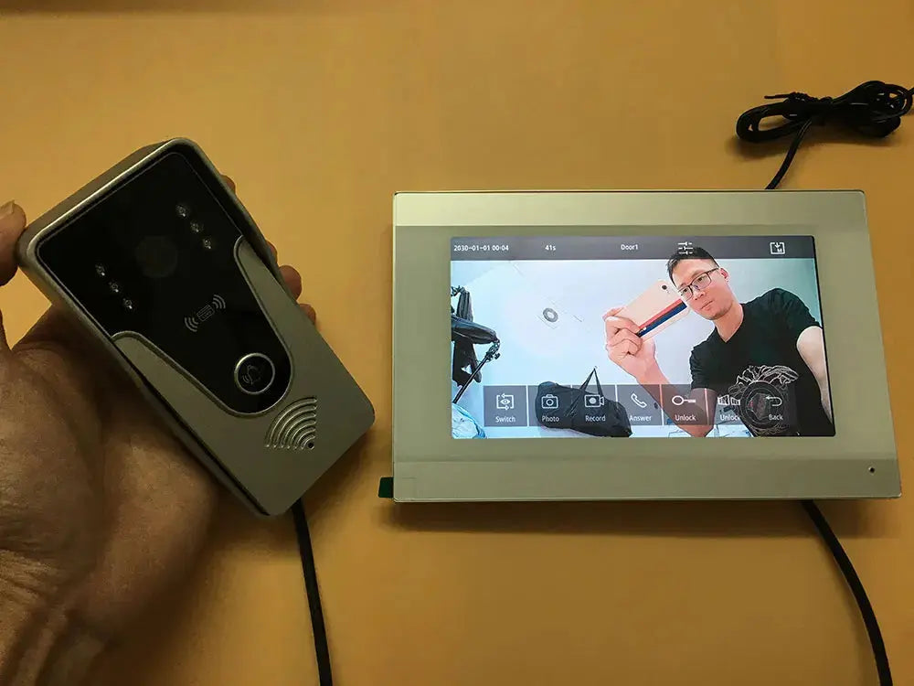 Wireless Smart Video Doorbell with Touch Screen-4