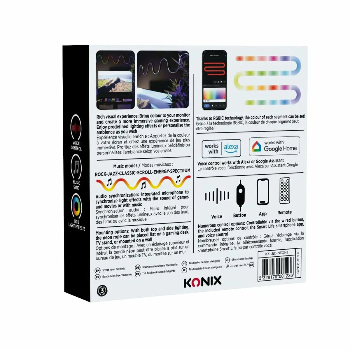 LED strips KONIX SMART 3 m Multicolour-2