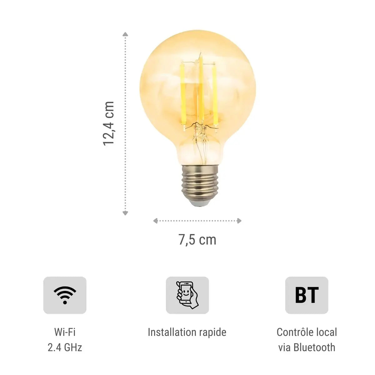 Smart Light bulb Konyks e27 E27 (6500 K)-2