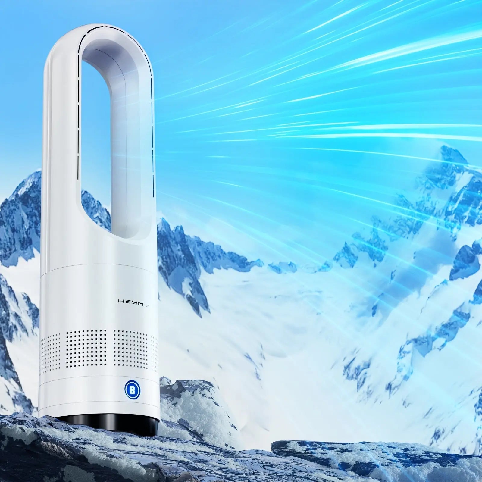 Standing Tower Fan Smart Oscillating Quiet Floor Fan-1