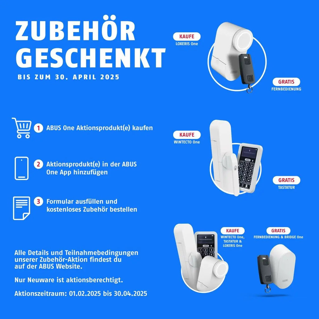 Smart Lock ABUS LOXERIS One CFA4100 W White-5