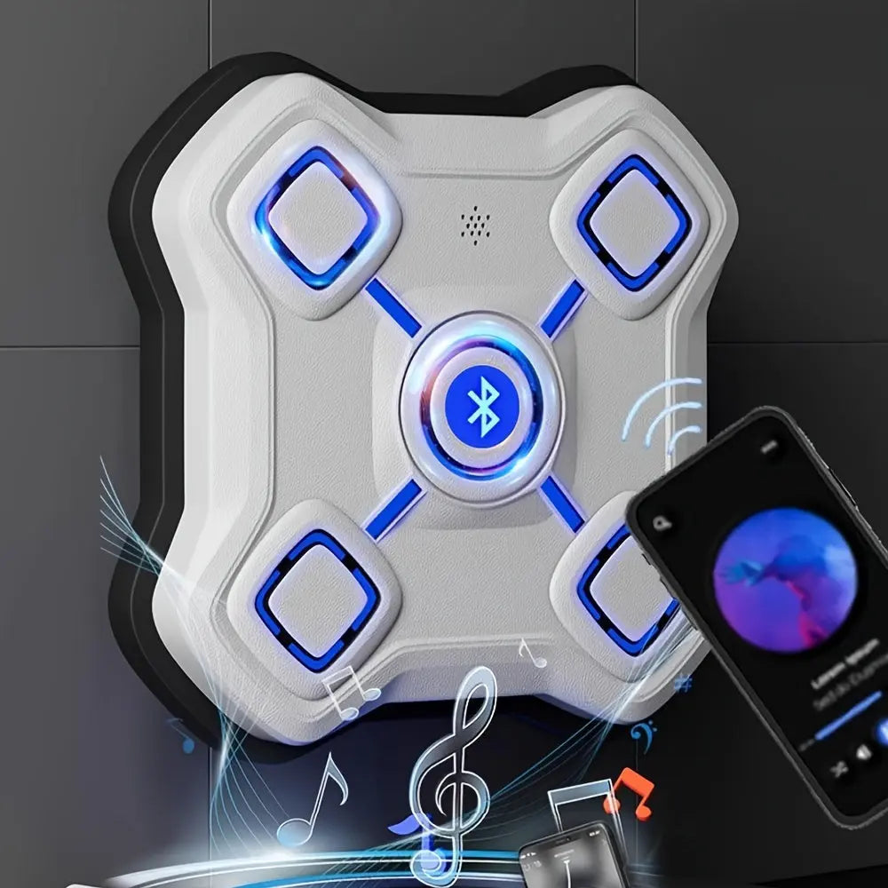 Smart Wall-Mounted Music Boxing Training Machine(White)-3