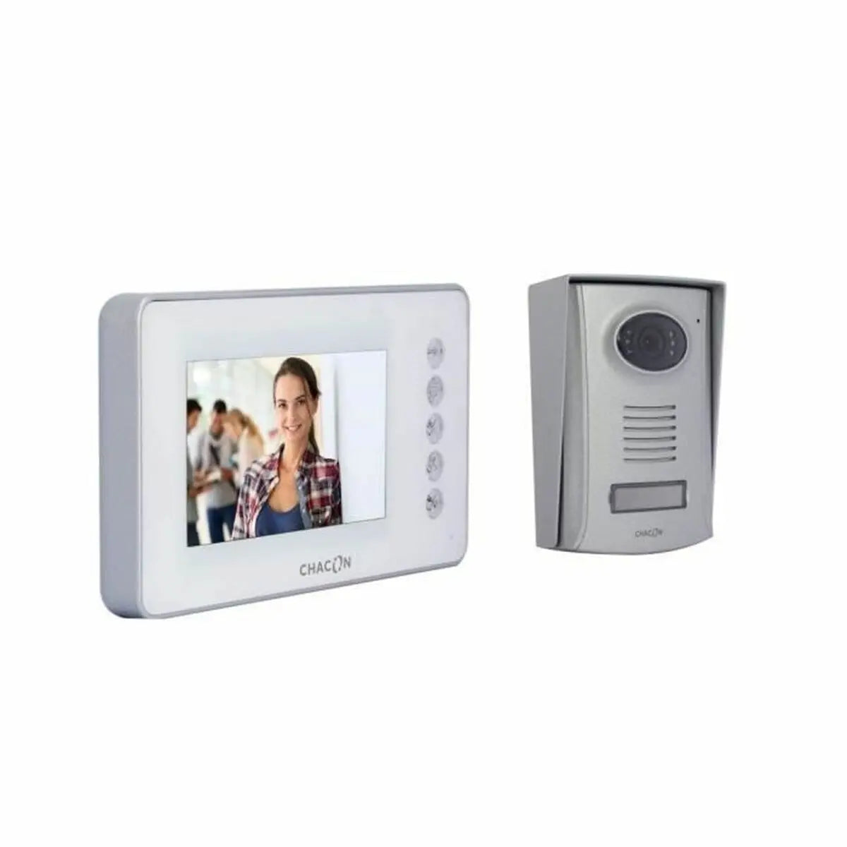 Smart Video-Porter Chacon 34801 White PVC Aluminium-0