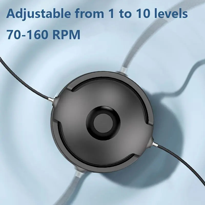 Smart Wireless Jump Rope with Music - Black-3