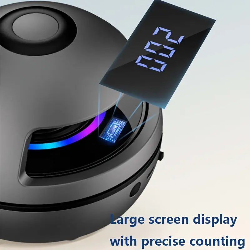 Smart Wireless Jump Rope with Music - Black-4