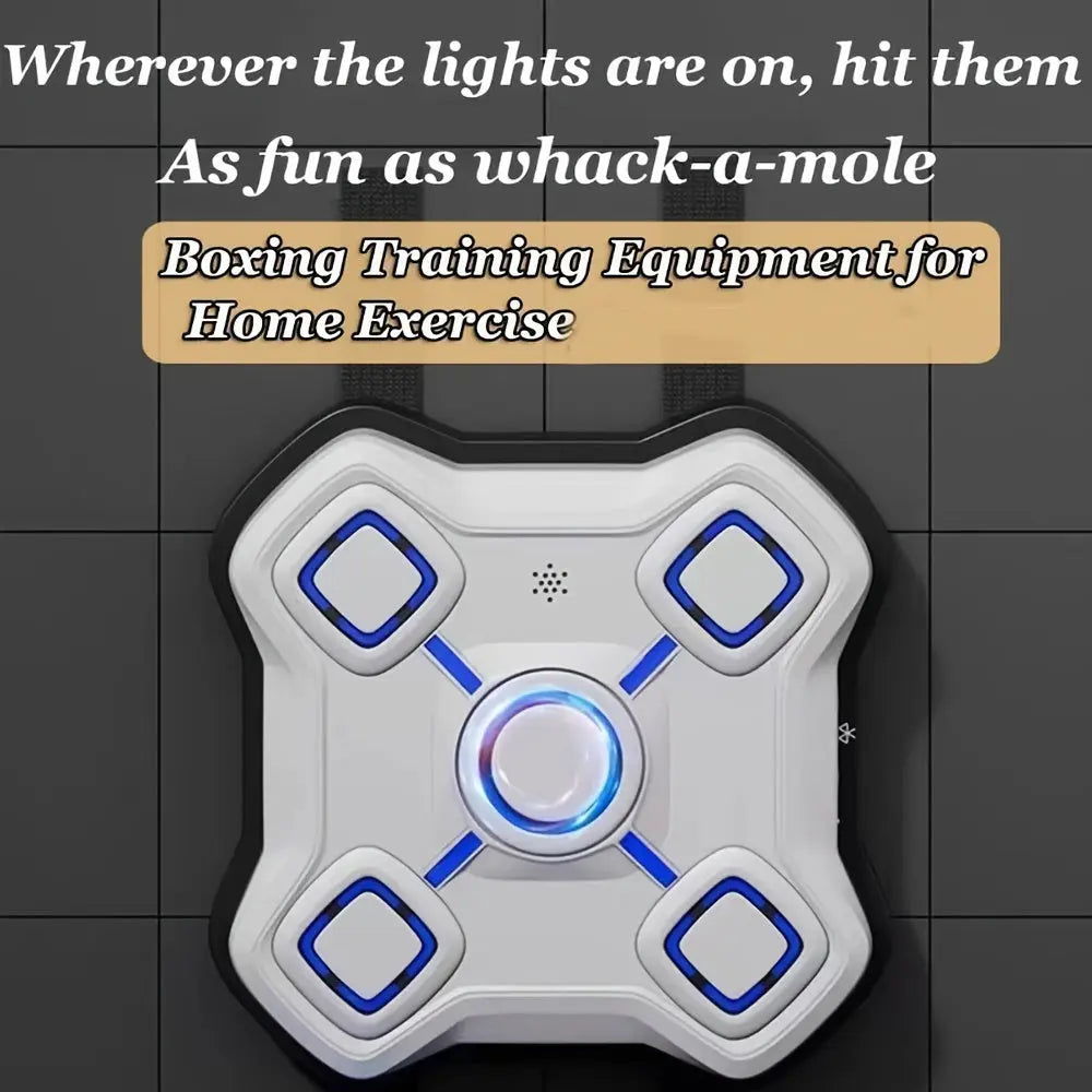 Smart Wall-Mounted Music Boxing Training Machine(White)-1