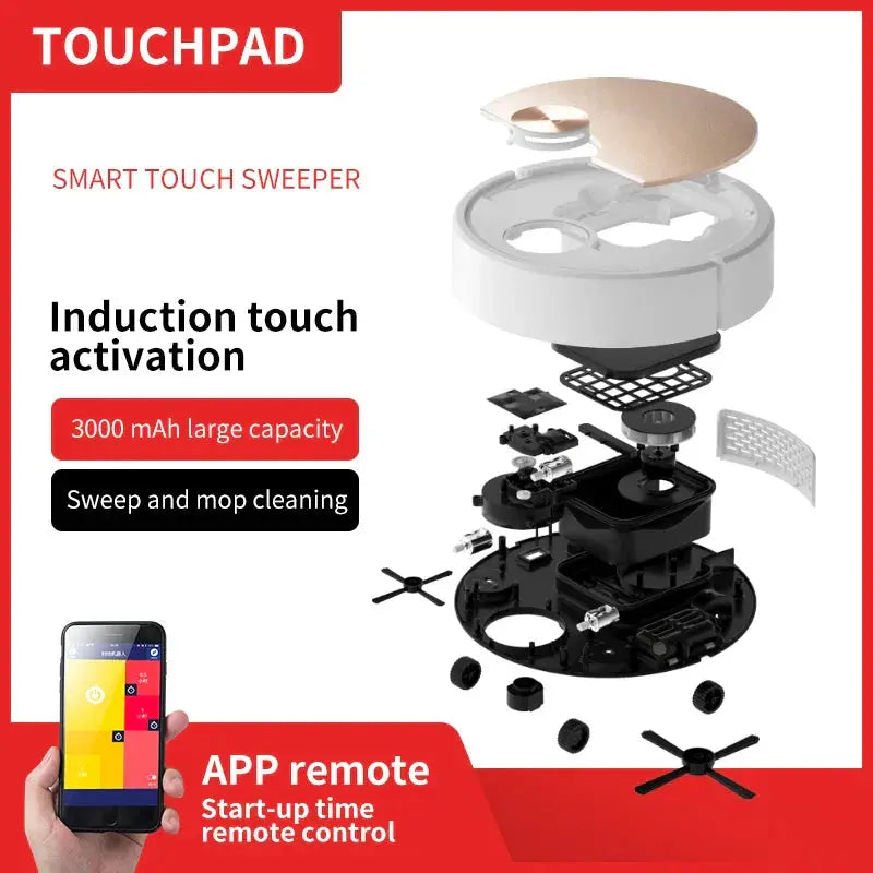 Smart Robot Vacuum Cleaner with APP Control-2
