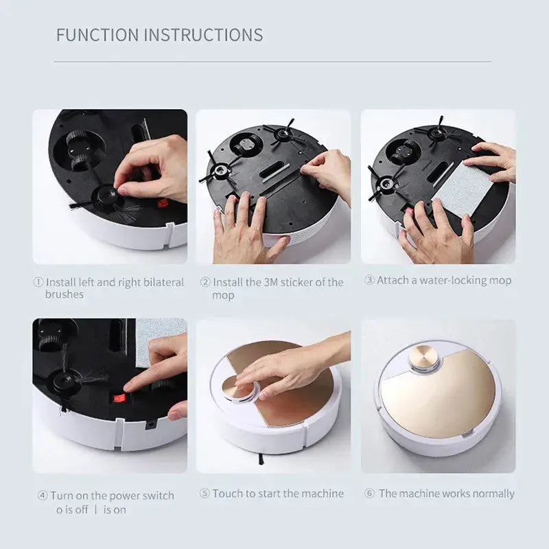 Smart Robot Vacuum Cleaner with APP Control-3