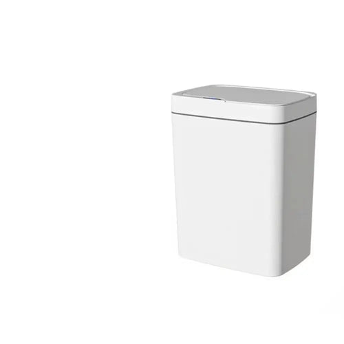 15L Smart Sensor Trash Can – Automatic Bagging, Battery-Powered (White)-1