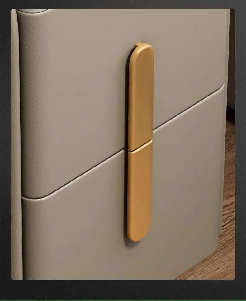 Smart Narrow Nightstand - Wireless Charging, Modern Design-4