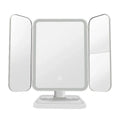 Trifold LED Makeup Mirror - Smart Complementary Beauty Lights-0