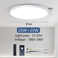 Smart LED Ceiling Lamp - Dimmable, Remote Control - Bedroom, Living Room-4