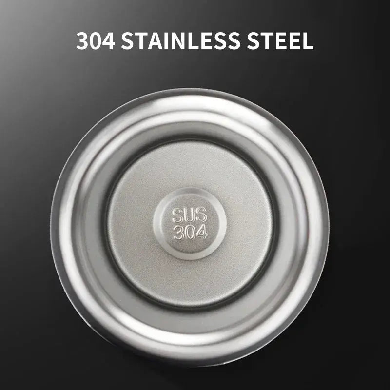 Smart Thermos Bottle–Temperature Display Leakproof Design 500ml Black-2