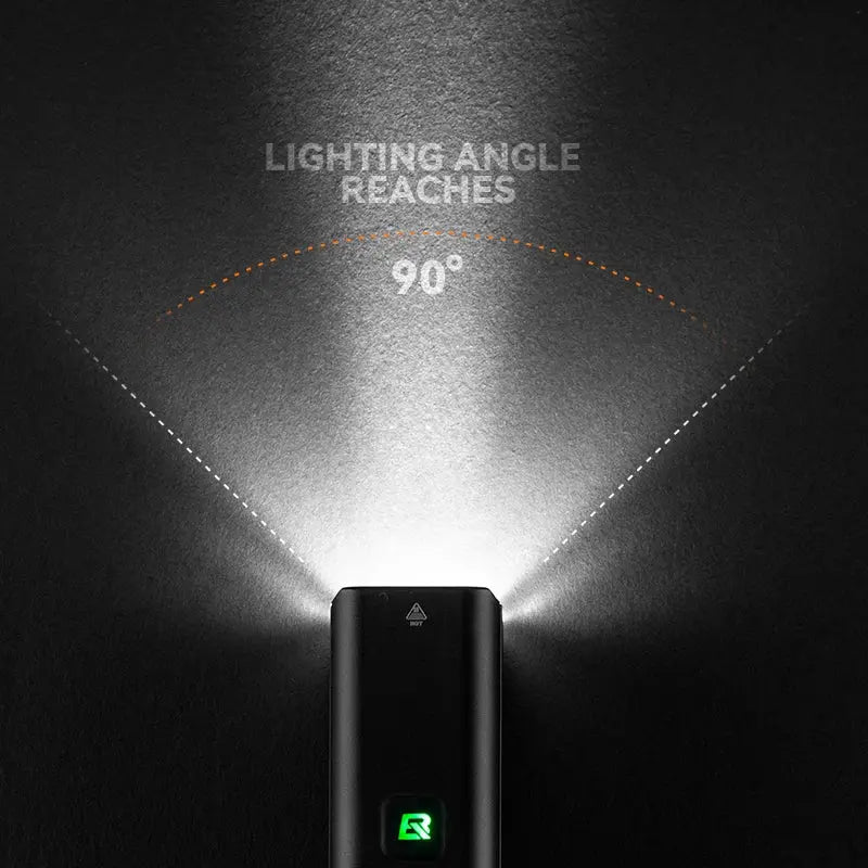 Bike Front Light 1500LM, 5000mAh Rechargeable LED Headlamp with Smart Sensor-2