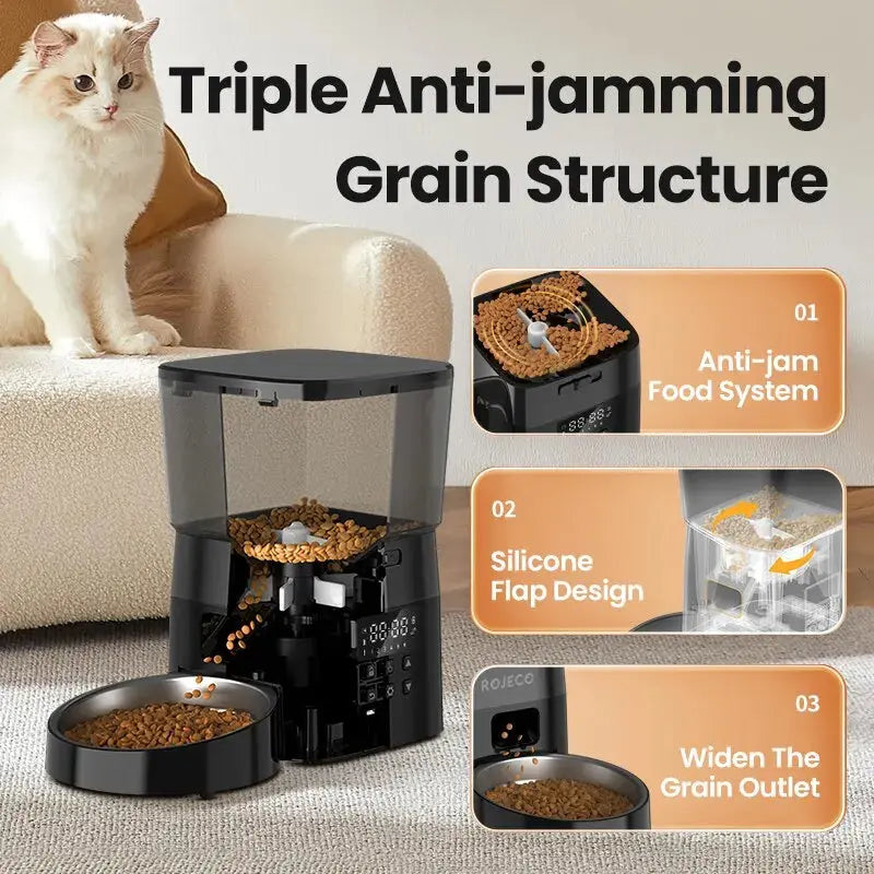 Smart Control Automatic Pet Feeder for Cats and Dogs-2