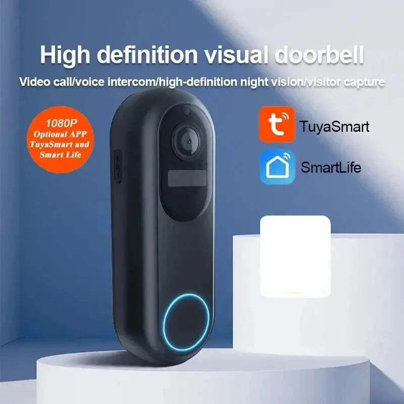 Smart Video Doorbell Wireless Waterproof Night Vision (1080P)-4