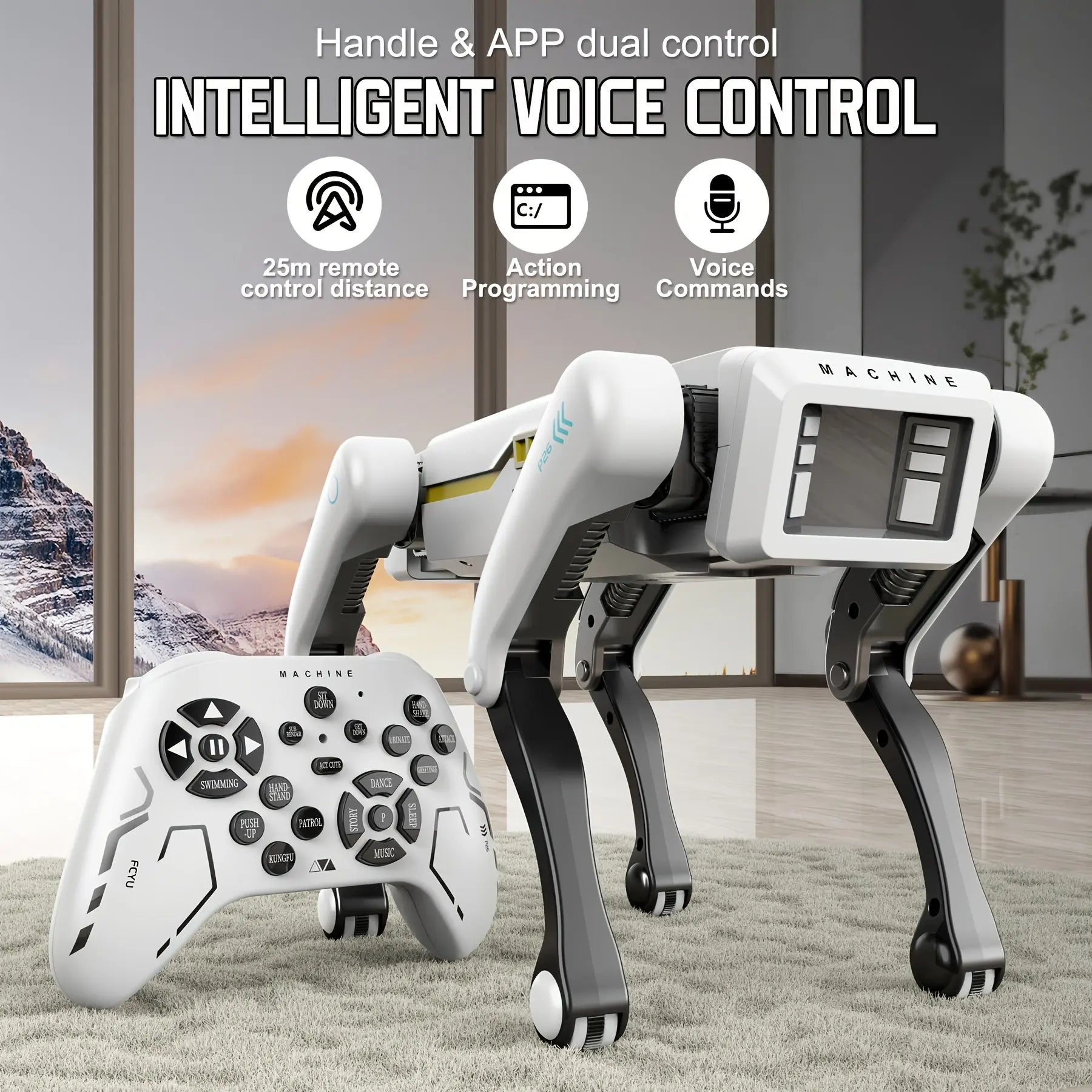 Smart Robot Dog with App Control & Voice Commands-3