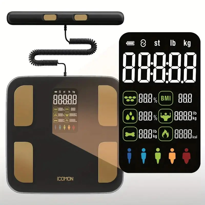 Wireless Smart Body Scale with LED Display-3