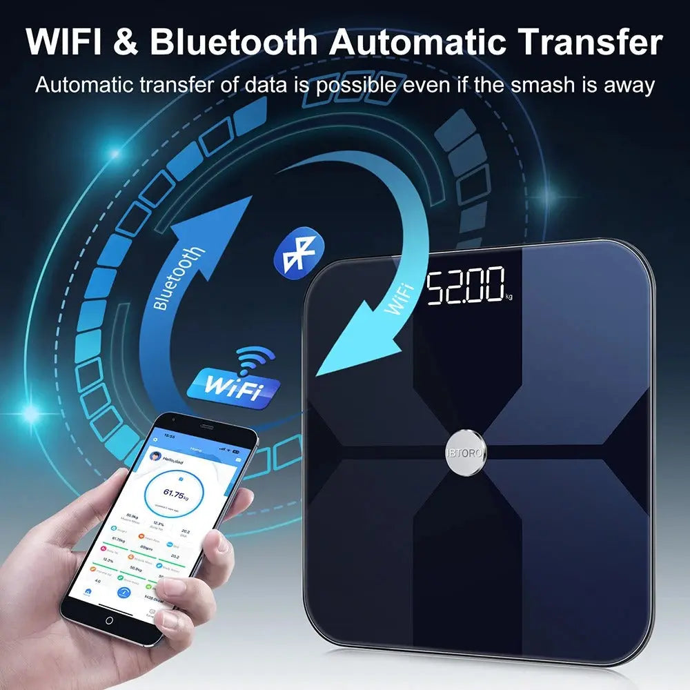 Body Fat Scale Smart Digital WiFi Bluetooth-3